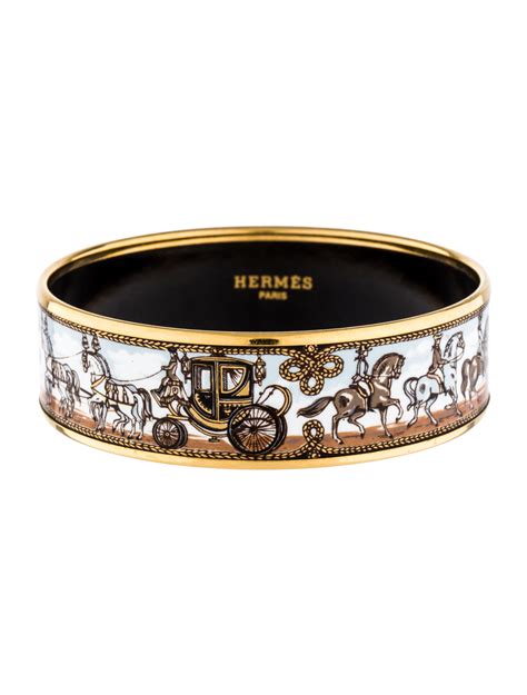 hermes like enamled bracelets by another designer|Hermes enamel bracelets for women.